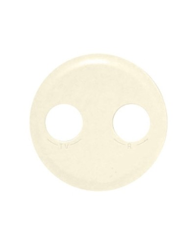 Лицевая панель для розетки TV/FM слоновая кость Celiane Legrand 066232 в Кемерово Аксессуары для кабель-канала Pintop.ru