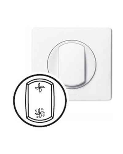 Клавиша Вентиляция белая CelianeLegrand 068061 в Кемерово Аксессуары для кабель-канала Pintop.ru