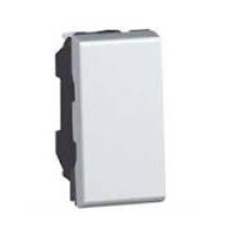 Переключатель на 2 направления Mosaic 1 модуль 10 AX алюминий Legrand 079201