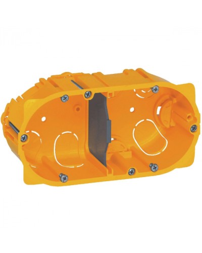 Коробка для сухих перегородок 2-местная, глубина 40 мм Batibox Legrand 080042 в Кемерово Распределительные коробки Pintop.ru