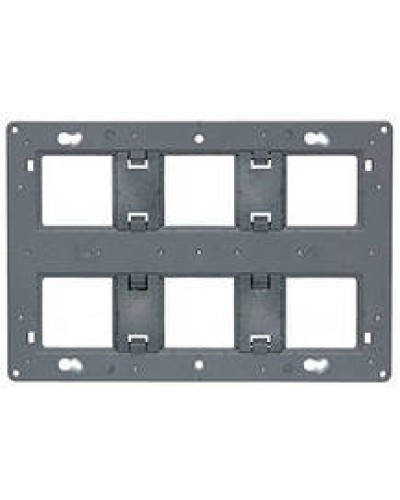 Суппорт Mosaic на 2x6, 2x8 или 2x3x2 модулей LEGRAND 080266 в Кемерово Аксессуары для кабель-канала Pintop.ru