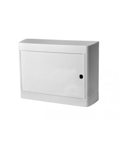 Накладной распределительный щит Nedbox с белой дверью 1 рейка х 12 (+1) модулей Legrand 601236 в Кемерово Боксы для автоматов Pintop.ru