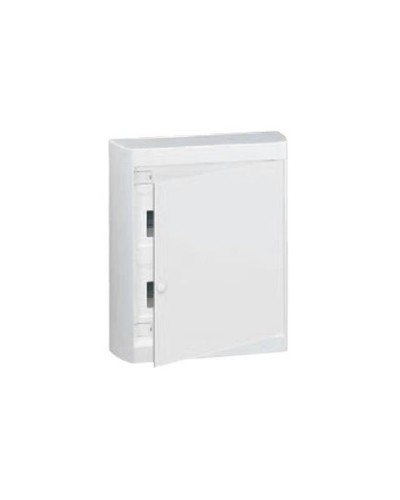 Накладной распределительный щит Nedbox с белой дверью 2 рейки х 12 (+1) модулей Legrand 601237 в Кемерово Боксы для автоматов Pintop.ru