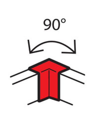 Угол внутренний для кабель-канала METRA 100x50 Legrand (638011) в Кемерово Аксессуары для кабель-канала Pintop.ru