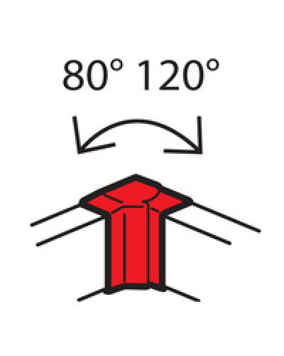Угол внутренний для кабель-канала METRA 100x50 Legrand (638031) в Кемерово Аксессуары для кабель-канала Pintop.ru