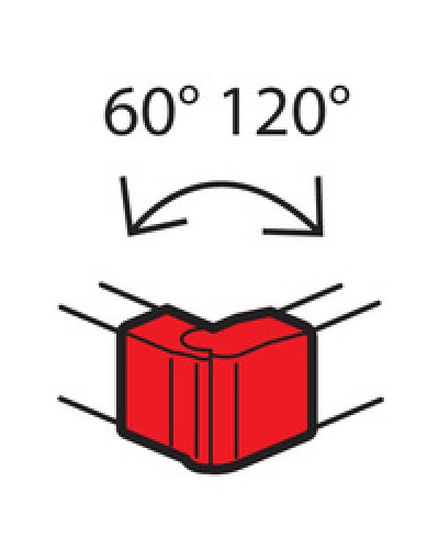 Угол внешний изменяемый для кабель-канала METRA 100x50 Legrand (638032) в Кемерово Аксессуары для кабель-канала Pintop.ru