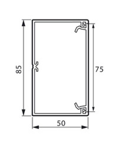 Кабель-канал METRA 85x50 Legrand (638080) в Кемерово Кабель-канал Pintop.ru