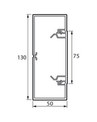 Кабель-канал METRA 130x50 Legrand (638082) в Кемерово Кабель-канал Pintop.ru