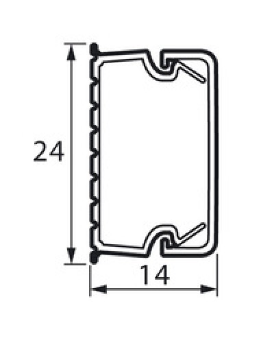 Кабель-канал METRA 24x14 Legrand (638193) в Кемерово Кабель-канал Pintop.ru