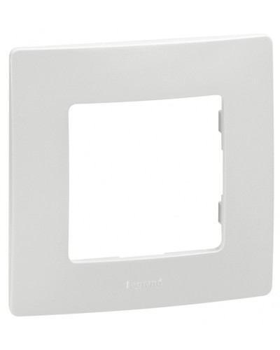 Рамка 1 пост Etika белый Legrand 672501 в Кемерово Аксессуары для кабель-канала Pintop.ru