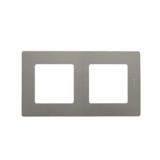 Рамка 2 поста Etika светлая галька Legrand 672522