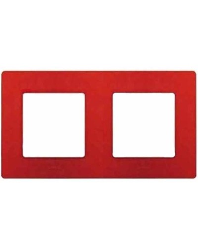 Рамка 2 поста Etika красный (10 шт/уп) Legrand 672532 в Кемерово Аксессуары для кабель-канала Pintop.ru