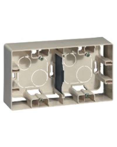 Коробка накладного монтажа 2 поста слоновая кость Etika Legrand 672540 в Кемерово Распределительные коробки Pintop.ru