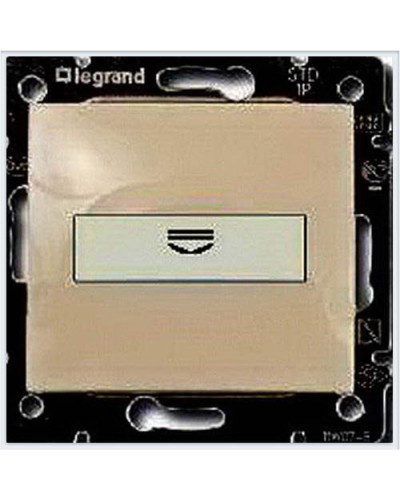Выключатель c картой 10А слоновая кость Valena Legrand 774134 в Кемерово Аксессуары для кабель-канала Pintop.ru