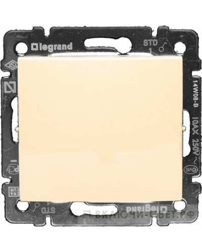 Переключатель на два направления Valena 10 AX 250 В слоновая кость Legrand 774306 в Кемерово Аксессуары для кабель-канала Pintop.ru