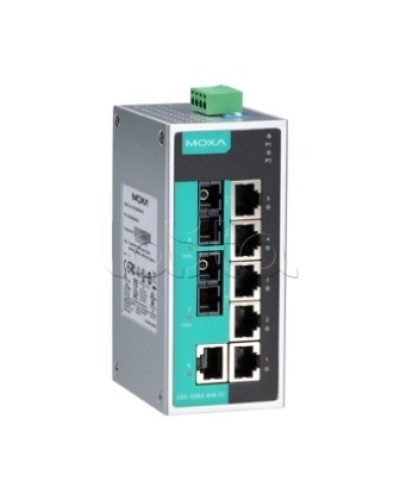 Коммутатор неуправляемый промышленный 8-портовый Moxa EDS-208A-SS-SC в Кемерово Коммутаторы Pintop.ru