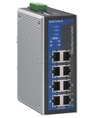 Коммутатор неуправляемый промышленный 8-портовый Moxa EDS-308-T в Кемерово Коммутаторы Pintop.ru