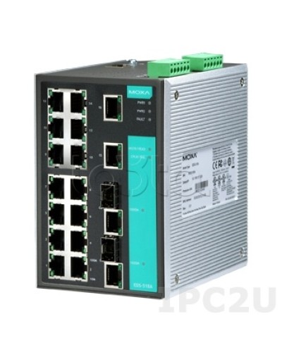 Коммутатор управляемый промышленный 18-портовыйMoxa EDS-518A в Кемерово Коммутаторы Pintop.ru