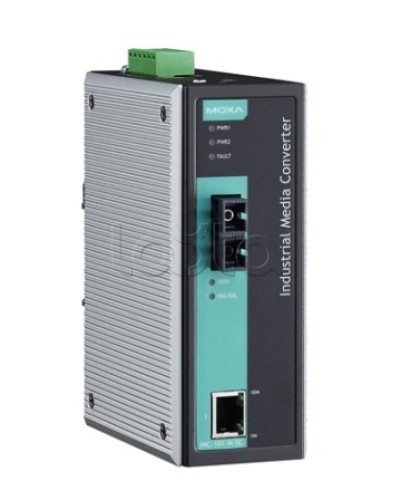 Медиаконвертер Ethernet 10/100BaseTX в 100BaseFX (SC) Moxa IMC-101-S-SC-T в Кемерово Дополнительное оборудование для ОПС Pintop.ru