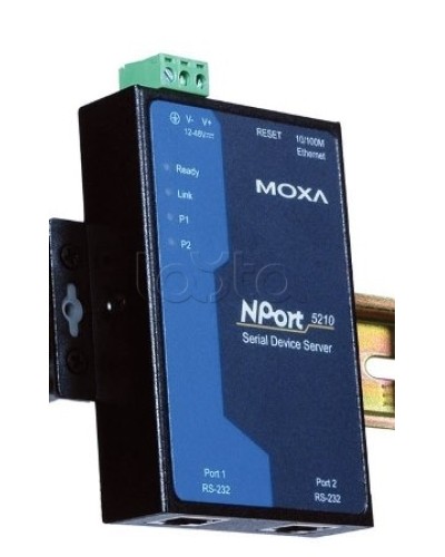 Сервер 2-портовый RS-232 в Ethernet Moxa NPort 5210 в Кемерово Дополнительное оборудование для ОПС Pintop.ru