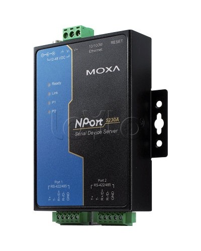 Сервер 2-портовый RS-422/485 в Ethernet Moxa NPort 5230A в Кемерово Дополнительное оборудование для ОПС Pintop.ru