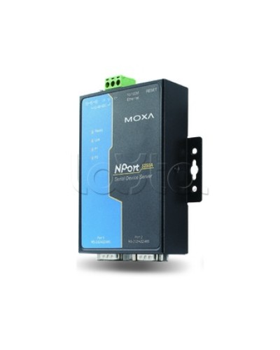 Сервер 2-портовый RS-232/422/485 в Ethernet Moxa NPort 5250A в Кемерово Дополнительное оборудование для ОПС Pintop.ru