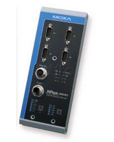 Сервер 4-портовый RS-232/422/485 в Ethernet Moxa NPort 5450AI-M12 в Кемерово Дополнительное оборудование для ОПС Pintop.ru