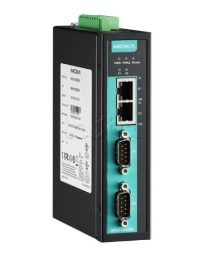 Сервер 2-портовый RS-232/422/485 в Ethernet Moxa NPort IA-5250A-IEX в Кемерово Дополнительное оборудование для ОПС Pintop.ru