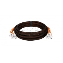 Кабельная сборка NIKOMAX, 6, неэкранированная, LSZH нг(А)-HFLTx, 10м (NMC-CA6UE2-414C-FT-FT-010)