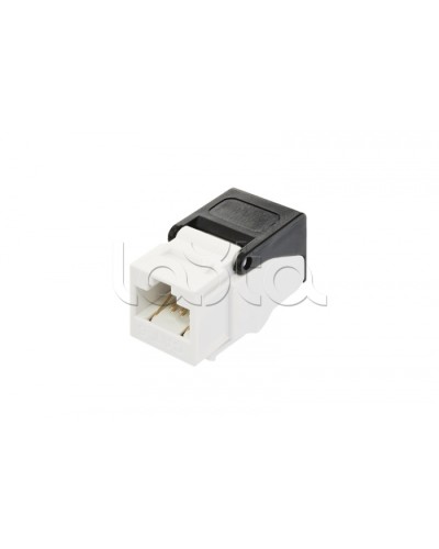 Модуль Keystone Jack RJ-45 категория 6 неэкранированный NIKOMAX NMC-KJUE2-NT-WT в Кемерово Модули Keystone Pintop.ru