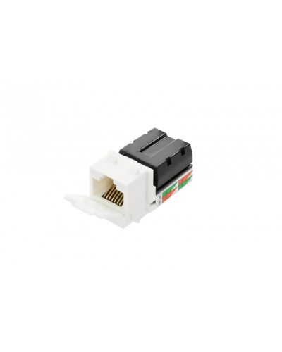Модуль Keystone Jack RJ-45 категория 6 неэкранированный NIKOMAX NMC-KJUE2-WT в Кемерово Модули Keystone Pintop.ru