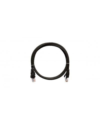 Шнур коммутационный 2хRJ45/8P8C, U/UTP, 4 пары, Кат.5е, LSZH, черный (3м) NIKOMAX NMC-PC4UD55B-030-C-BK в Кемерово Патчкорды (медные) Pintop.ru