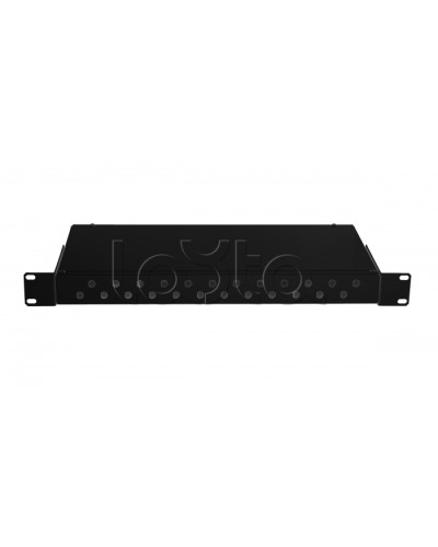 Оптический кросс 19 Essential Line, 1U, до 24 FC/ST портов, стальной, черный NIKOMAX (NMF-RP24FC-WS-ES-1U-BK) в Кемерово Кросс оптический Pintop.ru