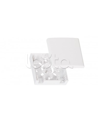 Корпус настенной оптической розетки NIKOMAX NMF-WO2-BLANK-CS-WT в Кемерово Аксессуары для кабель-канала Pintop.ru