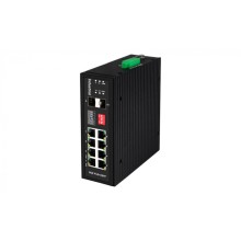 Промышленный HiPoE коммутатор Gigabit Ethernet на 8GE PoE + 2 GE SFP порта NST NS-SW-8G2G-P/I