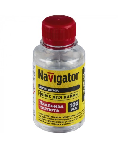 Флюс Navigator 93 263 NEM-Fl01-F100 (паяльная кислота, 100 мл) в Кемерово Аксессуары для кабель-канала Pintop.ru