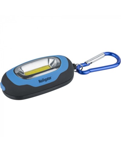 Фонарь Navigator 93 659 NPT-KC07-B-2CR2032 брелок пласт.1COB LED(1Вт) 3 реж.син в Кемерово Дополнительное оборудование для СКУД Pintop.ru