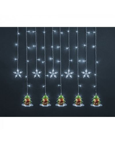 Гирлянда Navigator 95 027 NGF-D037-04 (бахрома звезды и елки WW 3*0.6м IP20) в Кемерово Источники света(Лампы) Pintop.ru
