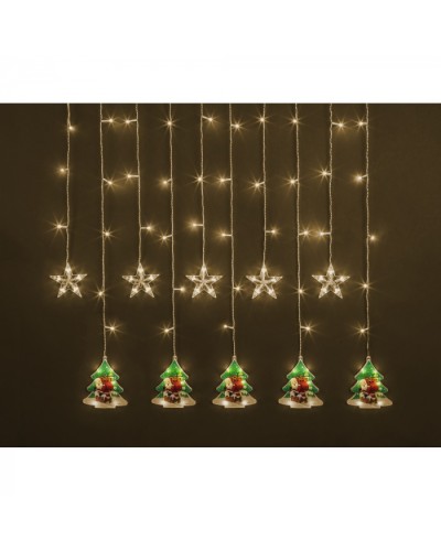 Гирлянда Navigator 95 029 NGF-D037-06 (бахрома звезды и елки RGBY 3*0.6м IP20) в Кемерово Источники света(Лампы) Pintop.ru