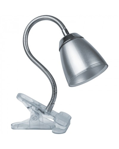 Светильник Navigator 71 575 NDF-C006-6W-4K-S-LED прищепка, гибкий, серый в Кемерово Светильники Pintop.ru