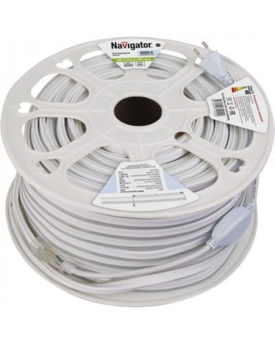 Лента светодиодная Navigator 71 929 NLS-2835СW92-9-IP67-220V-NEONLED R20 в Кемерово Источники света(Лампы) Pintop.ru