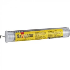 Припой Navigator 93 101 NEM-Pos01-63K-1-F10 (ПОС-63, колба, 1 мм, 10 гр)