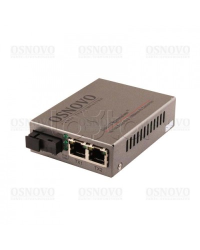 Медиаконвертер Fast Ethernet OSNOVO OMC-100-21S5a в Кемерово Медиаконвертеры Pintop.ru
