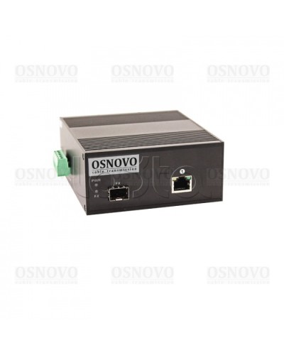Медиаконвертер Gigabit Ethernet с поддержкой PoE OSNOVO OMC-1000-11X/I в Кемерово Медиаконвертеры Pintop.ru