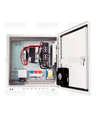 Cтанция базовая, уличная OSNOVO OS-44T1 в Кемерово Блоки питания для кожухов и камер Pintop.ru