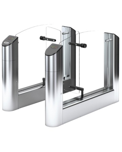 Гибрид центрального модуля турникета с картоприемником с высокими створками Oxgard Praktika T-04-GCMТК-2R-660/900 (Mifare) в Кемерово Турникеты Pintop.ru