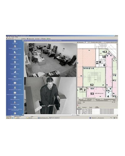 ПО Модуль Центральный пост PERCo-SM13 в Кемерово Сетевая СКУД Perco Pintop.ru