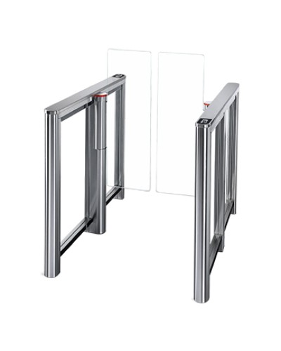 Турникет Скоростной проход PERCo-ST-11 с крышками из нержавеющей стали со створками 300 мм увеличенной высоты (1300 мм) в Кемерово Турникеты Pintop.ru