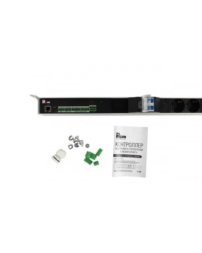 Блок силовых розеток с контроллером REM R-MC1-32-4x2S-2x3C13-2x2C19-A-1820-K в Кемерово Блоки розеток Pintop.ru