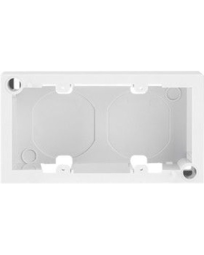 Короб накладной для лицевых панелей 80х150 под 4 модуля 45х22,5 Mosaic 03-0127 в Кемерово Распределительные коробки Pintop.ru